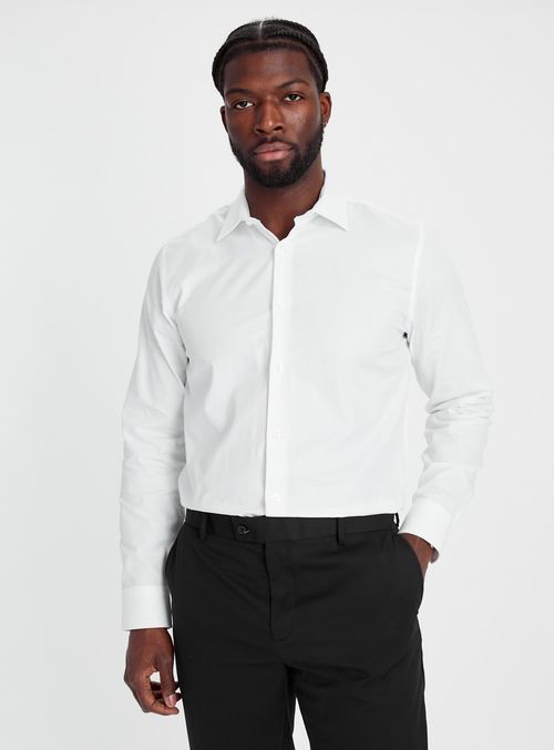 White Regular Fit Non Iron...