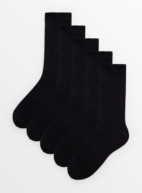 Black Stay Fresh Ankle Socks...