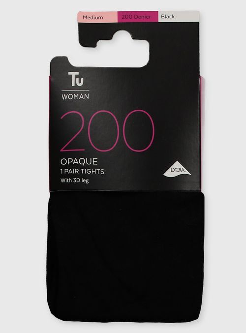 Black 200 Denier Supersoft...