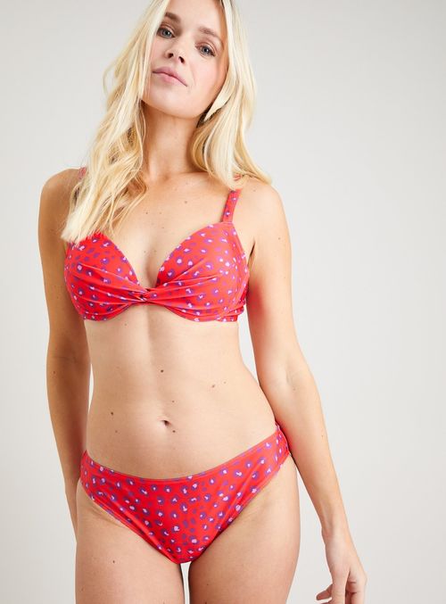 Red Leopard Classic Bikini...