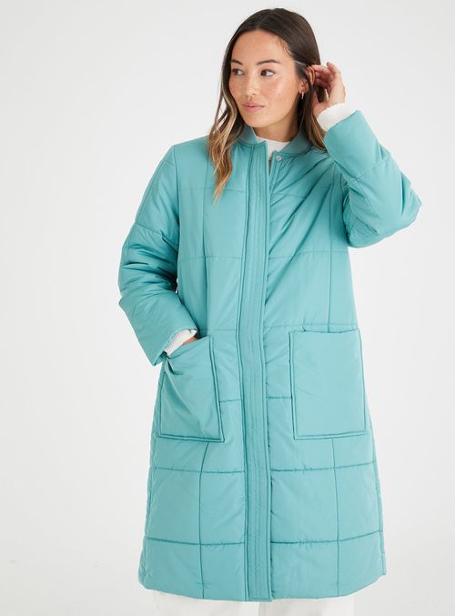 Blue Quilted Coat 10