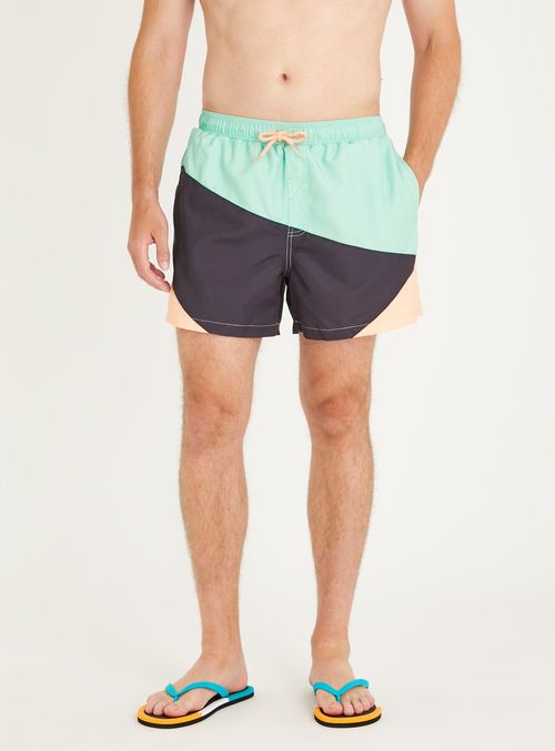 Colour Block Swim Shorts XS