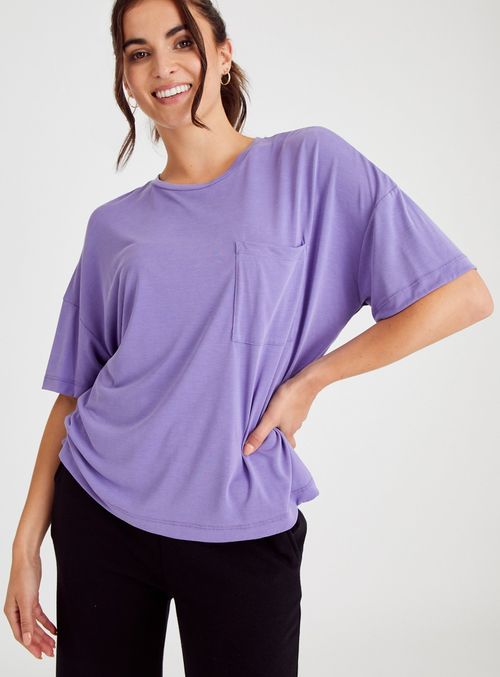 Lilac Oversized T-Shirt 16