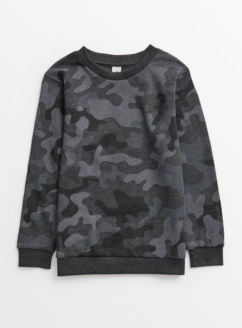 Black Camo Sweatshirt 1 year