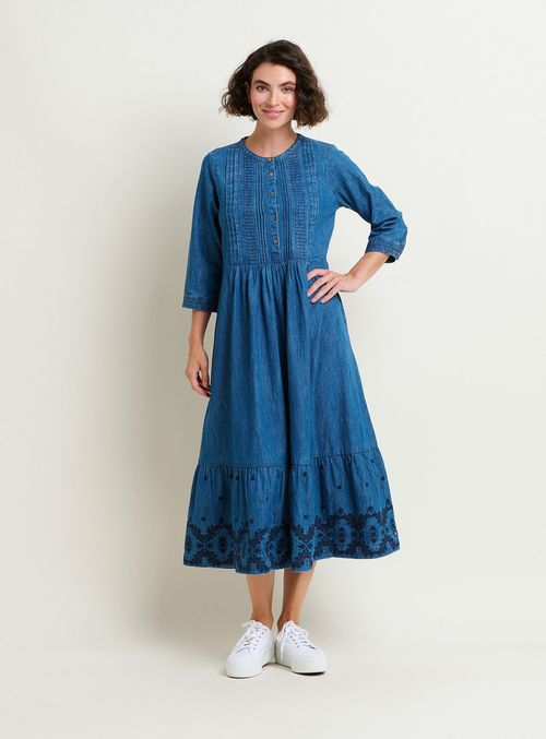 BRAKEBURN Tamsin Denim Maxi...