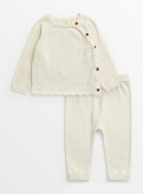 Pointelle Knit Baby Leggings