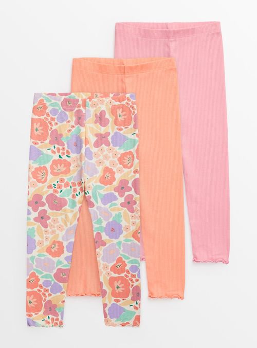 Floral Leggings - 3 Pack