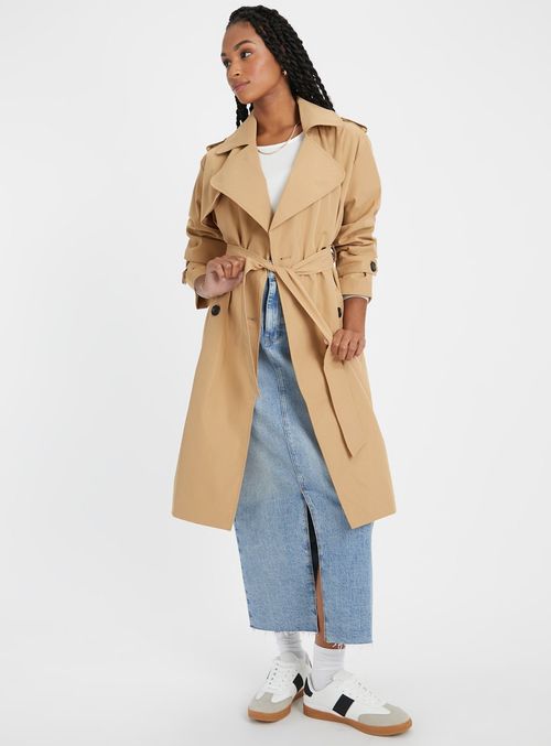 Neutral Trench Coat L