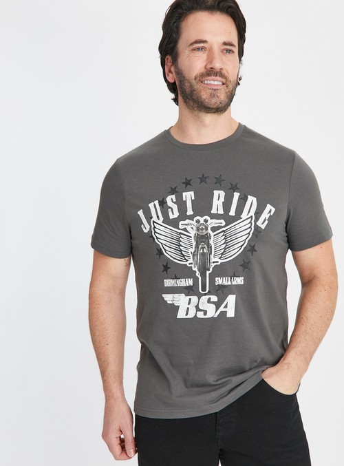 Charcoal BSA Graphic T-Shirt ...