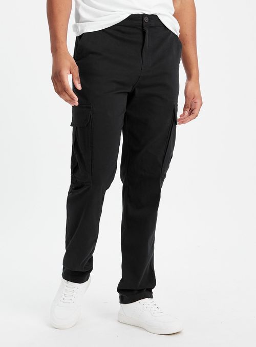 Navy Cargo Trousers 32S