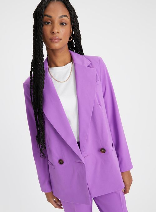 Purple Twill Coord Blazer 16