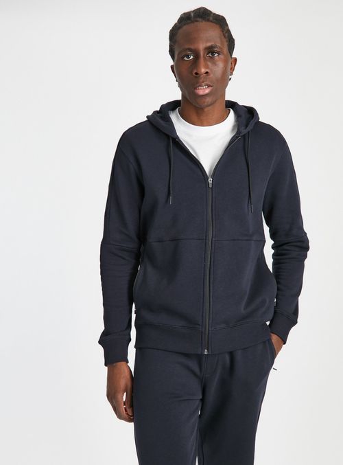 COORD Navy Sporty Zip Hoodie L