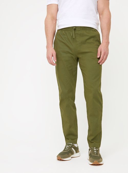 Khaki Straight Leg Pull On...