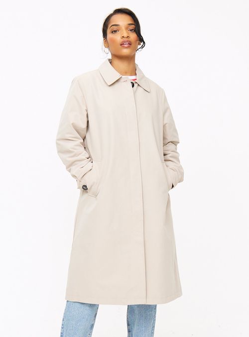 Stone Longline Trench Coat 16