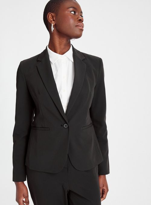 Black Tailored Coord Blazer 22