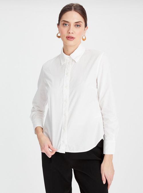 White Poplin Shirt 10