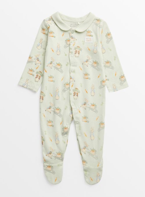 Peter Rabbit Green Sleepsuit...