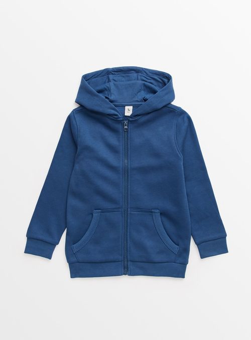 Blue Zip-Through Hoodie 2...