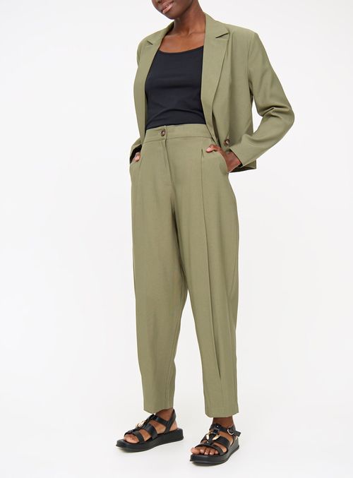 Green Barrel Leg Trousers  20L