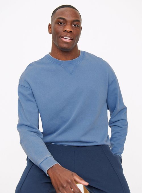 Blue Relaxed Fit Sweatshirt...