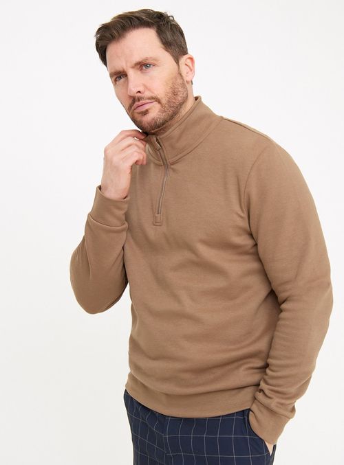 Stone Elevated Half-Zip...