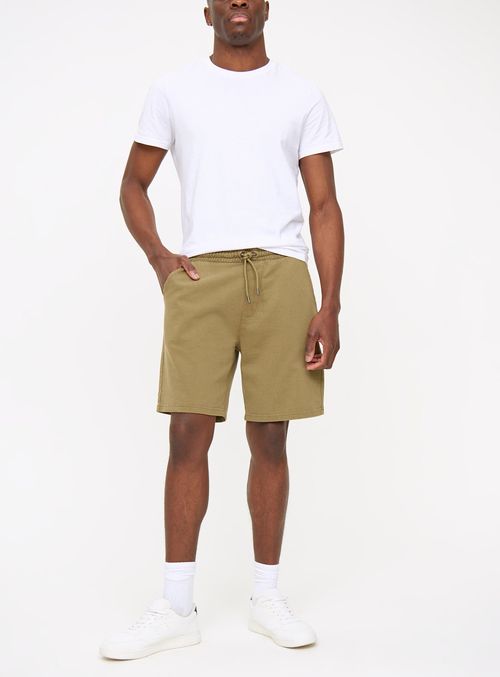 Khaki Jersey Shorts L