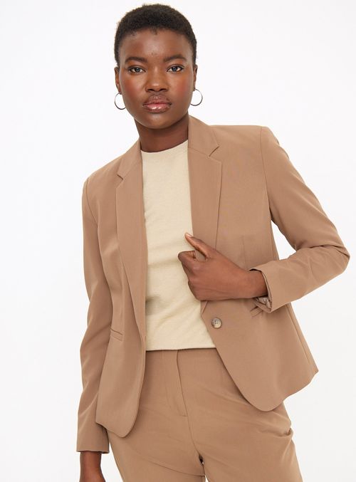 Tan Tailored Coord Blazer  12