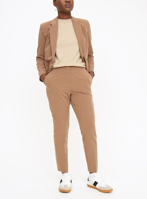 Tan Tapered Coord Trousers 14R