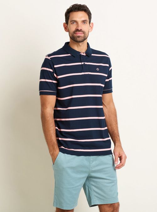 BRAKEBURN Stripe Polo M