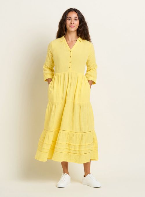 BRAKEBURN Yellow Erica Maxi...