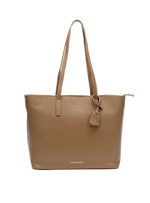 ELIE BEAUMONT Tan Tote Bag...