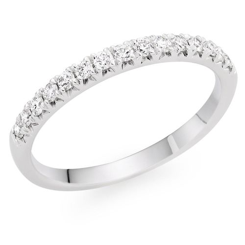 9ct White Gold Diamond Ring