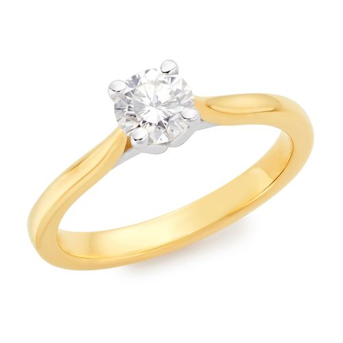 18ct Yellow Gold Diamond...