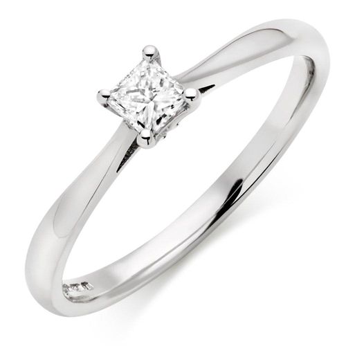 9ct White Gold Diamond...