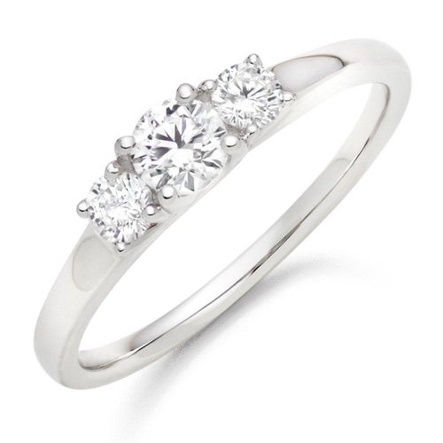 18ct White Gold Diamond Three...