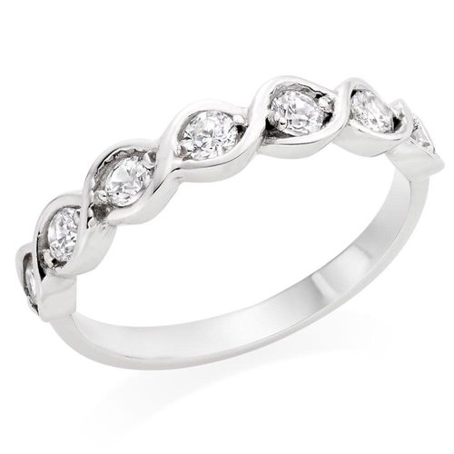 9ct White Gold Cubic Zirconia...