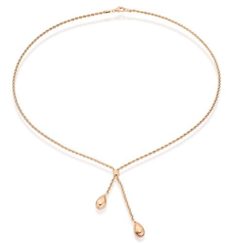 9ct Yellow Gold Drop Necklace