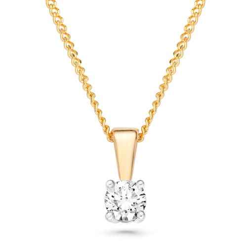 9ct Yellow Gold Diamond...