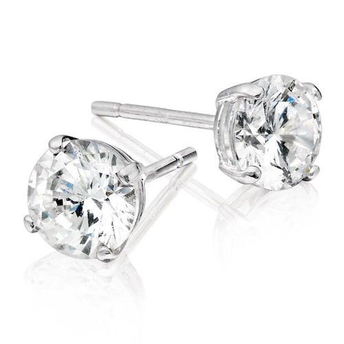 9ct White Gold Cubic Zirconia...