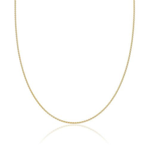 9ct Yellow Gold Spiga Chain