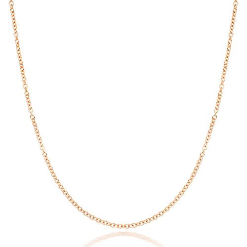 9ct Rose Gold Trace Chain 45cm