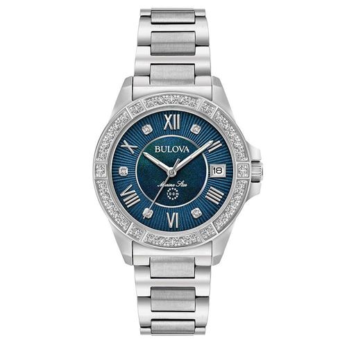 Bulova Marine Star Diamond Ladies Watch