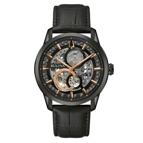 Bulova Sutton Black Leather...