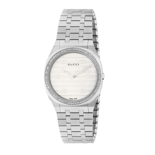 Gucci 25H Stainless Steel...