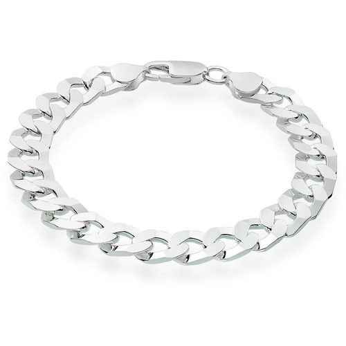 Silver Curb Men's Bracelet