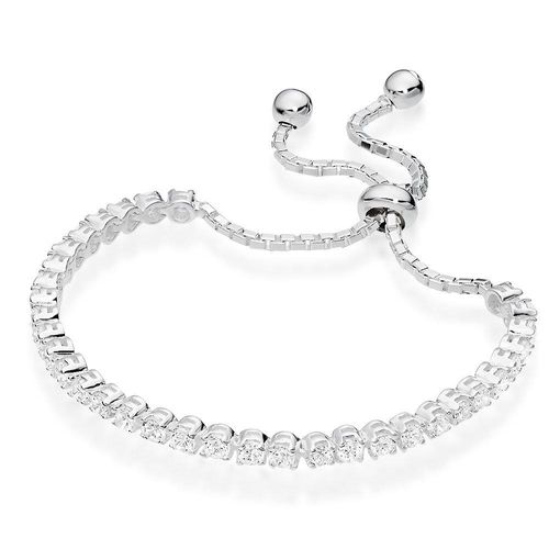 Silver Cubic Zirconia Tennis...