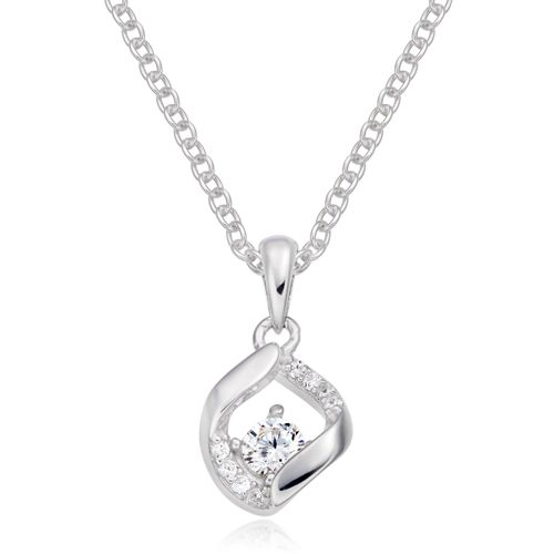 Silver Cubic Zirconia Pendant