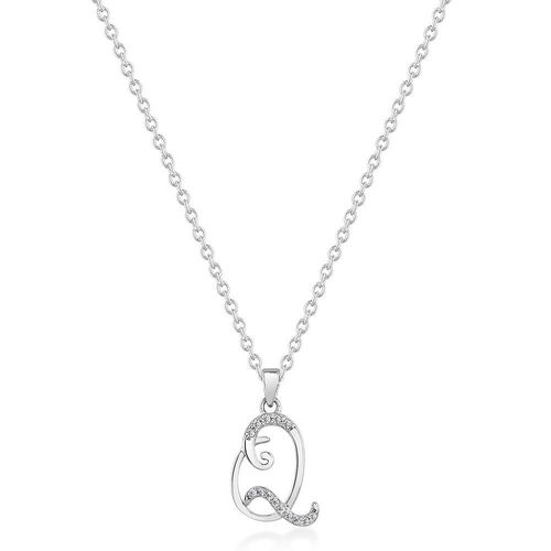 Silver Cubic Zirconia Initial...