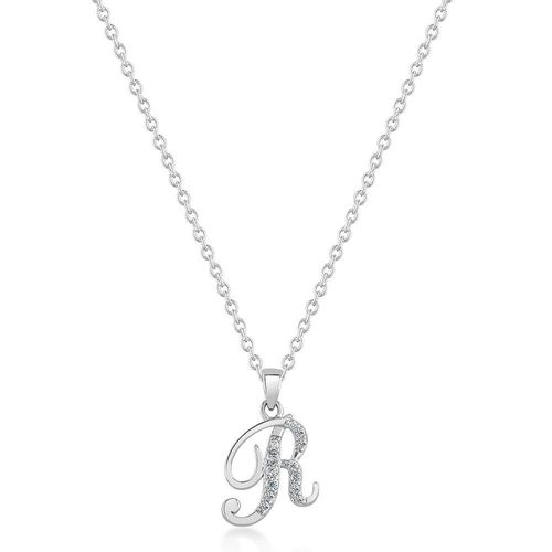 Silver Cubic Zirconia Initial...