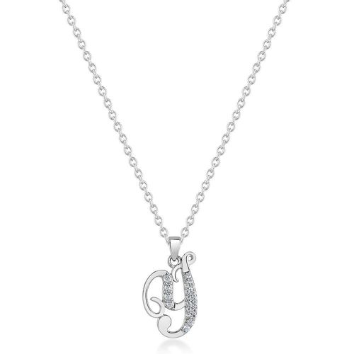 Silver Cubic Zirconia Initial...